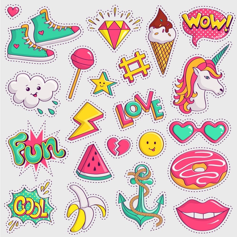  300 PCS Stickers Pack (50-850Pcs/Pack), Colorful VSCO  Waterproof Stickers, Cute Aesthetic Stickers. Laptop, Water Bottle, Phone,  Skateboard Stickers for Teens Girls Kids, Vinyl Sticker. : Electronics