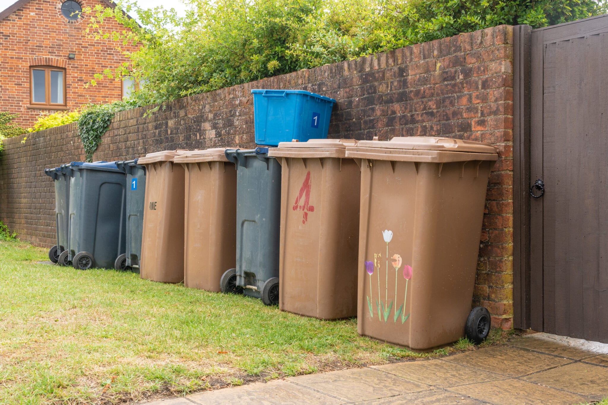 Wheelie Bin Stickers - Personlise your waste containers with strong labels